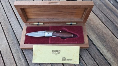 NEU BÖKER Damast 2000 Jahresmesser Limited Edition Klappmesser  629/ 999 Sammler - Bild 1 von 3