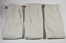 Lot of 3 Sonoma Relaxed Chino Pants Boys Small Pull-On Elastic Waist