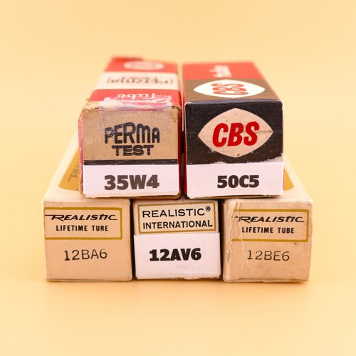 Quality 12AT6 / 12AV6 12BA6 12BE6 35W4 50C5 Tubes NOS AA5 AMPLITREX TV-7 Results - Picture 2 of 2