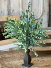 Artificial Greenery Pick Rainwashed Leaves 21 inch Spray Floral Decor