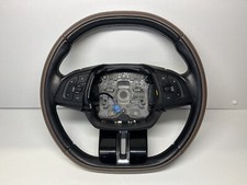 CITROEN C4 CACTUS BLACK / BROWN LEATHER STEERING WHEEL MULTIFUNCTION 2014-2018