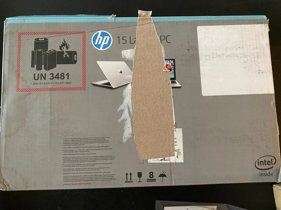 HP 15-bs031wm 15.6" Core i3 7100U 2.40ghz 4gb 1tb laptop - Image 3 of 3