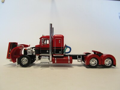 DCP / FIRST GEAR 1/64 PETERBILT 359 IN SPECTRA RED WITH TRI AXLE GRAIN - Foto 3
