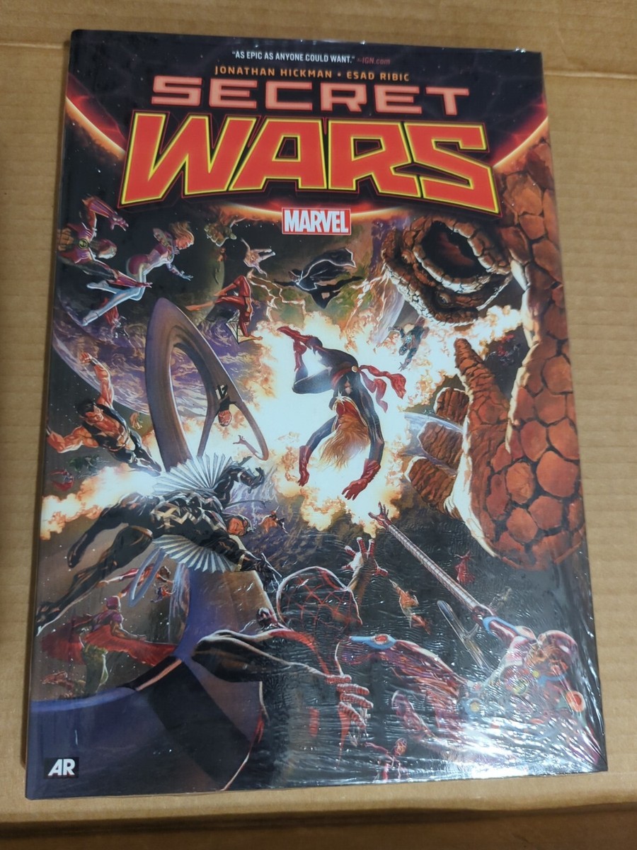 Marvel Comic Secret Wars 2016, Hardcover. BRAND NEW SEALED
