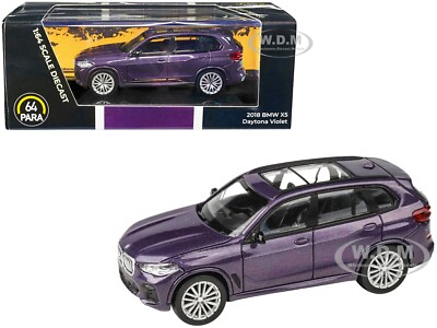 2018 BMW X5 DAYTONA VIOLET METALLIC 1/64 DIECAST MODEL CAR PARAGON PA-55190