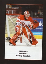 RPI Engineers--2021-22 Hockey Pocket Schedule--Moe's Southwest Grill