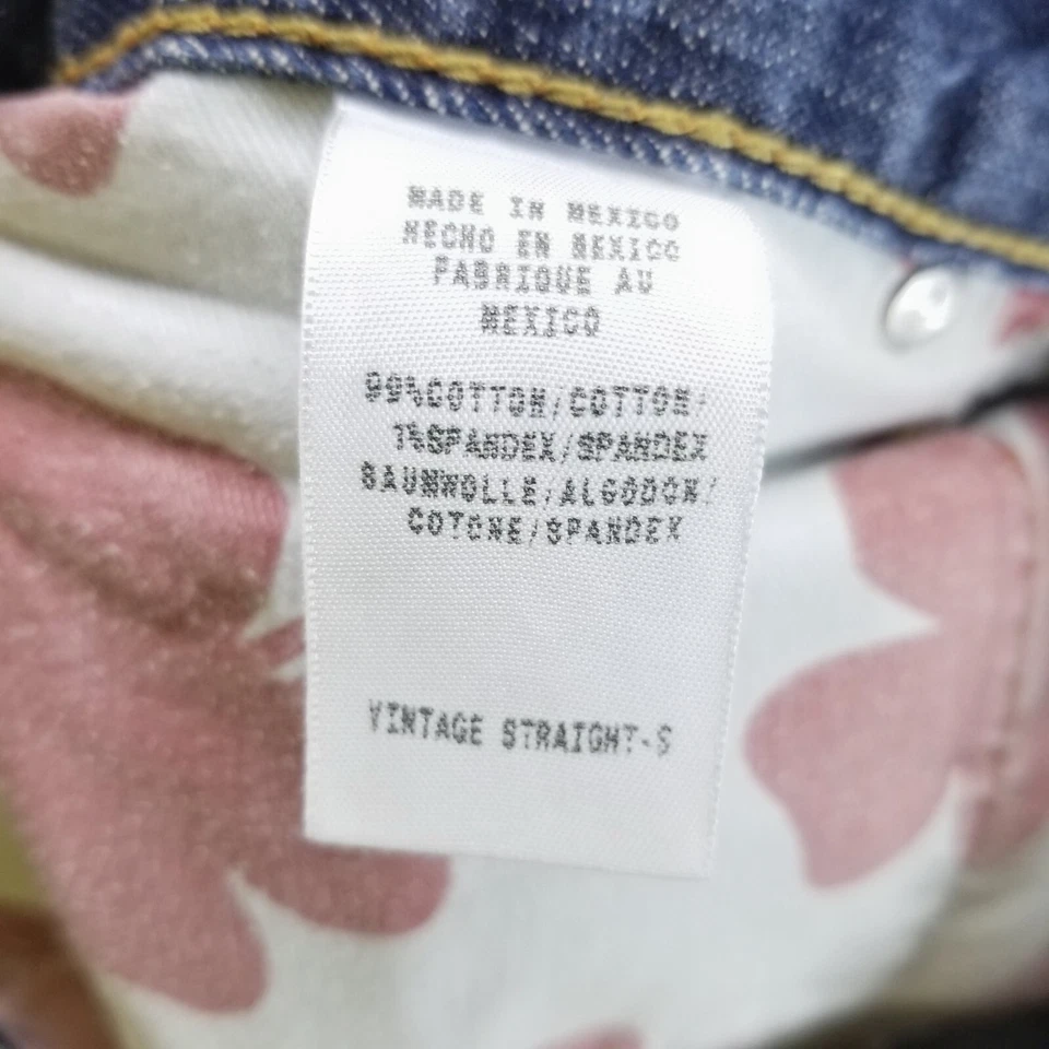 Pantalones de mezclilla Lucky Brand para hombre 38x30 azul 361 vintage rectos lavado medio tiro medio Foto 3 de 4