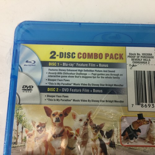 Beverly Hills Chihuahua 2 Disney Blu Ray DVD New NWT California - Picture 4 of 5
