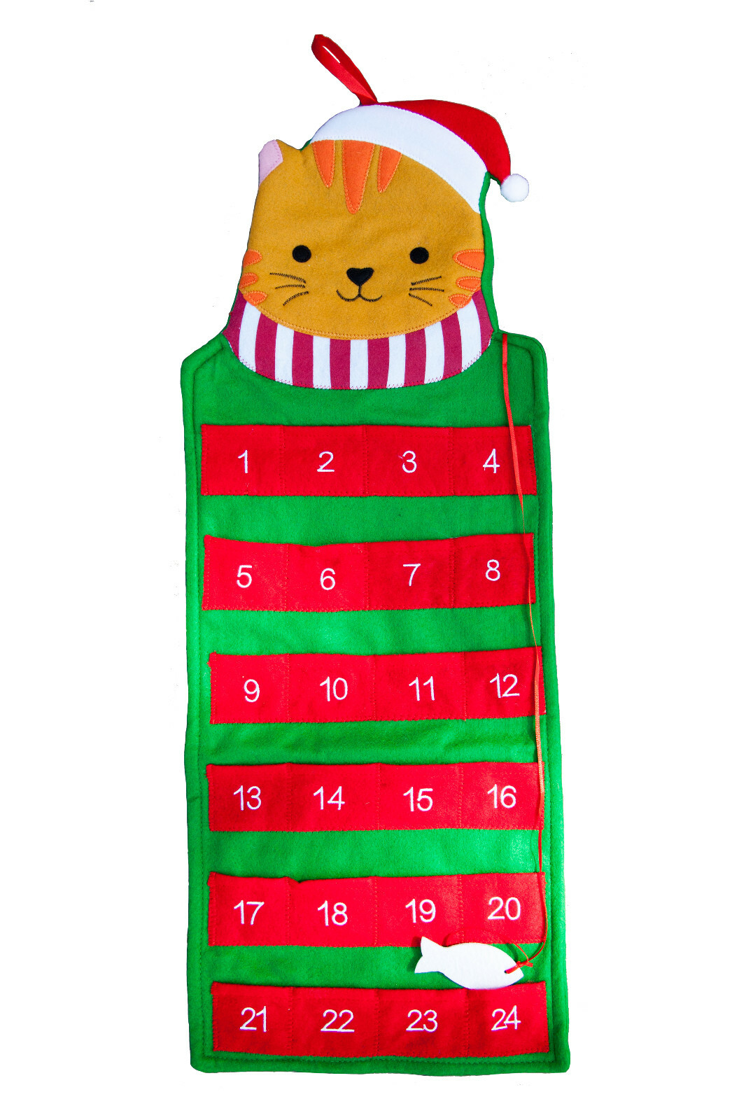 Cat Advent Calendar/Christmas Advent Calendar for Cats and Kitties with  Pockets | eBay