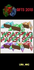 WRAPPING PAPER SET MM2 🎁 GIFTS 2015 🎁 SUPER FAST DELIVERY