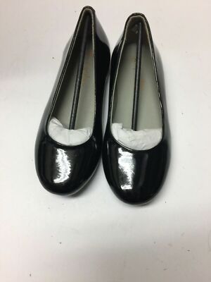 Pazitos Girl Black Patent Leather Shoes Size Euro 28 USA 11 Slip On A259ss