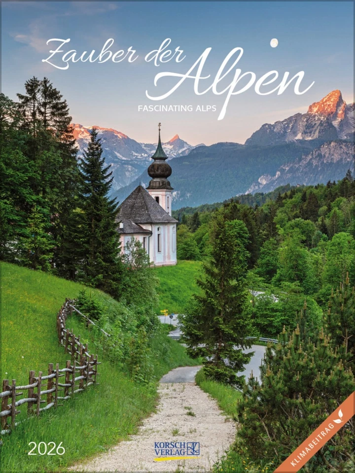 KORSCH VERLAG Korsch Zauber der Alpen Kalender 2026 Wochenkalender 244426
