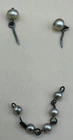 Vintage Barbie Doll Round Pearl Drop Dangle Earrings & Necklace Jewelry Lot