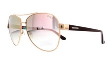 Gafas de sol Guess GU7384 28C doradas de metal habana aviador sin estuche original