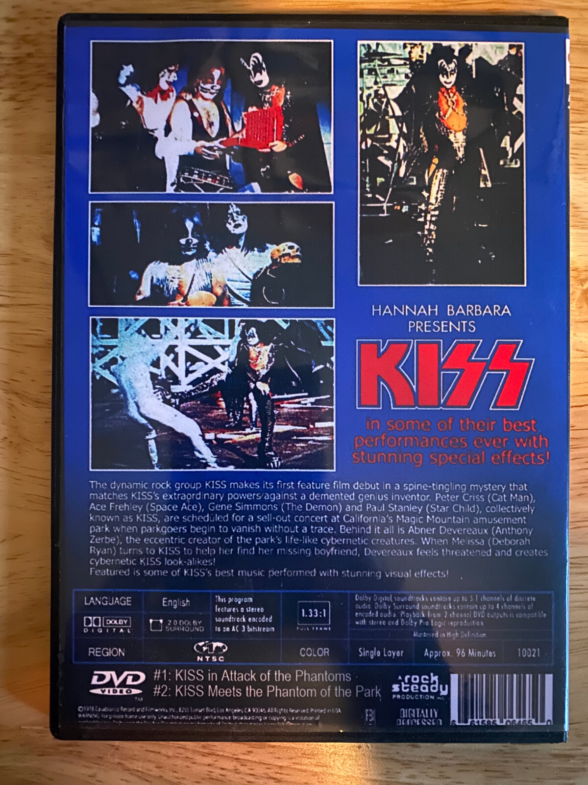 KISS - Meets the Phantom of the Park 1978 DVD