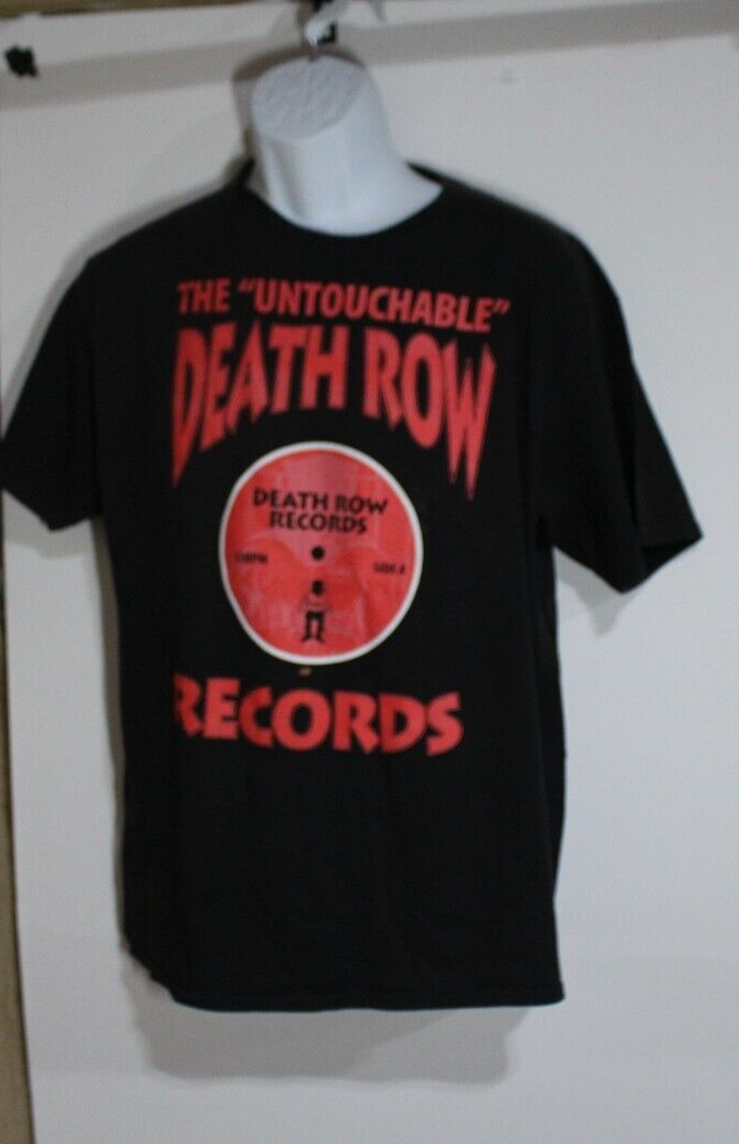 FILA T shirt uomo Death Row Records The Untouchable taglia L nera manica corta rap