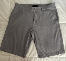 Travis Mathew Shorts Mens 34 Gray Outdoor Casual Golf Travel