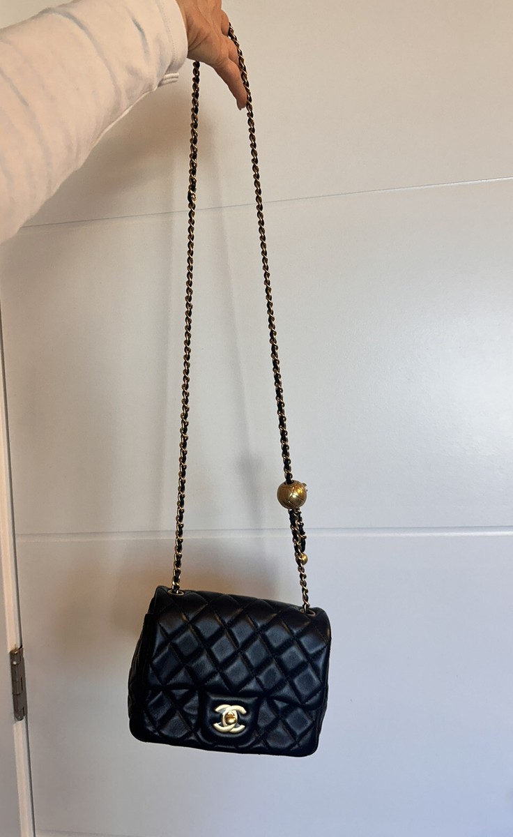 CHANEL Flap Bag Mini 21B Pearl Crush AS1786B02916 *Super CHANEL Flap Bag Mini 21B Pearl Crush AS1786B02916 *Super