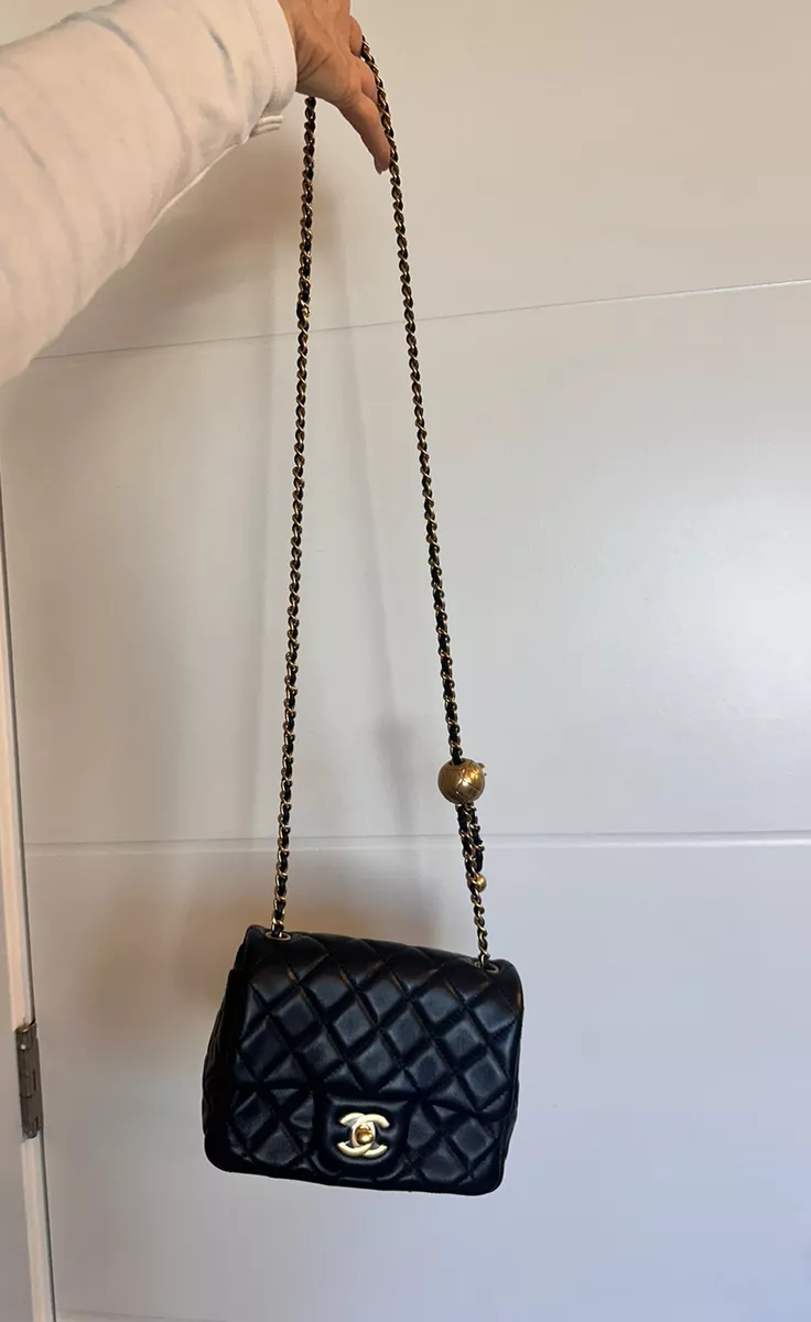 CHANEL Flap Bag Mini 23K Pearl Crush AS1786B02916 *Super Rare