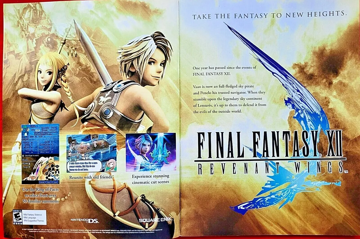  Final Fantasy XII: Revenant Wings - Nintendo DS : Video Games