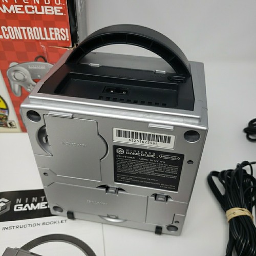 Nintendo Gamecube Platinum Mario Kart Double Dash Console Bundle - Authentic - Picture 23 of 24