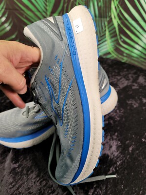 Brooks Mens Glycerin 19 1103561D095 Gray Blue Running Shoes  display picture 1