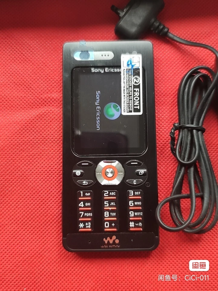 Sony Ericsson W880 W880i Walkman Orange & Black Basic Classic Mobile Phone - Image 3 of 4