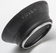 Lens Hood Sunshade E52 X 0.75 52Mm From Rubber