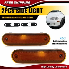 Amber Lens Front Side Marker Lamp  Light Housing For 1990-2005 Mazda Miata MX-5