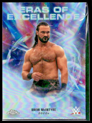 2026 Topps Chrome WWE Drew McIntyre Eras of Excellence REFRACTOR