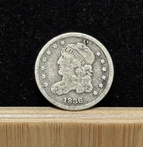 1836 Capped Bust Half Dime — photo from the most recent tracked eBay sale