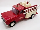 Tonka Pressed Steel & Plastic JEEP Fire Truck - Beautiful Vintage - Complete!