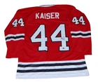 WYATT KAISER signed (CHICAGO BLACKHAWKS) custom hockey jersey BECKETT BW61019