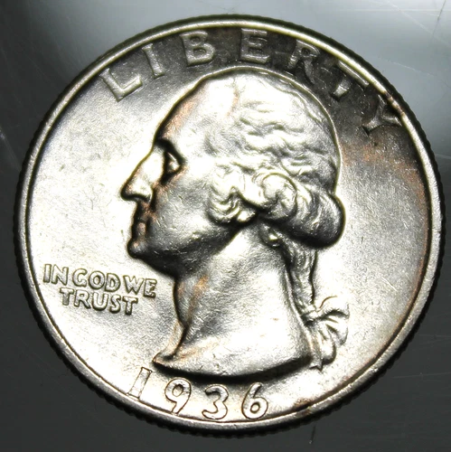 1936 Washington Quarter - AU !!