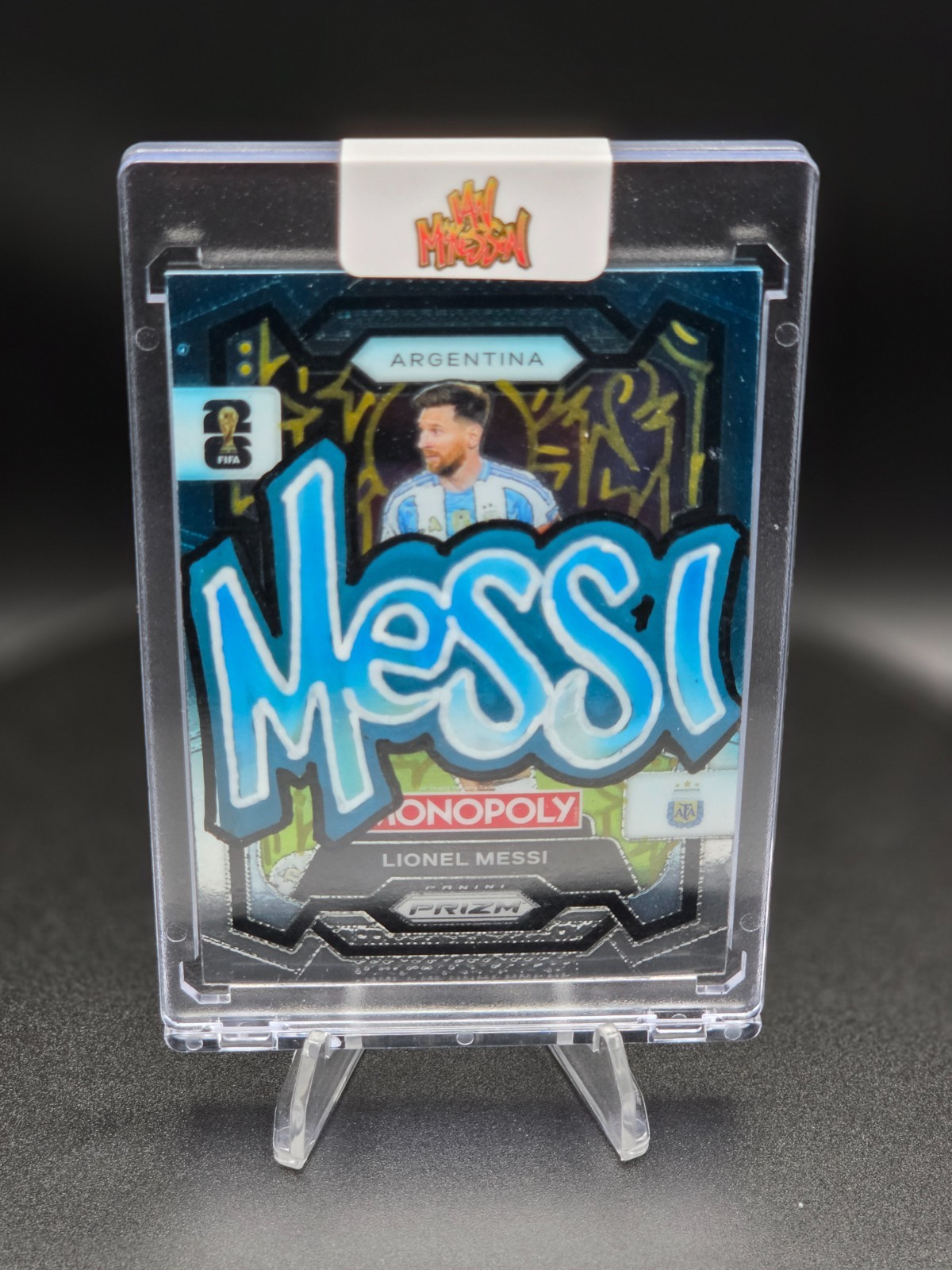 2026 PANINI - Lionel Messiš„ ORIGINAL ART #1/1 š„ Autographed By IAN MCKESSON view 1