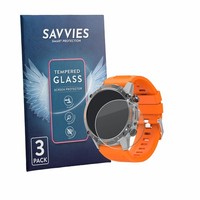 "3X Savvies Schutzglas FüR Walkerfit M6 Ultra 1.43\" Echt Glas Panzer Display"
