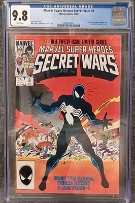 Marvel Super Heroes Secret Wars #8 CGC 9.8 NM/MT 1984 Origin Black Suit Venom