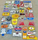 Lot of 50 Porcelain Enamel Signs – Mixed Designs, Vintage Style, single sided