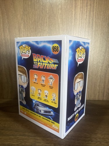 Funko Pop! Movies: Back to the Future - Marty with Glasses Vinyl Figure - Picture 2 of 2
