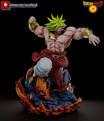 Dragon Ball   Broly SSJ (Super-Saiyajin) | Resin Figur Fanart Statue Modell
