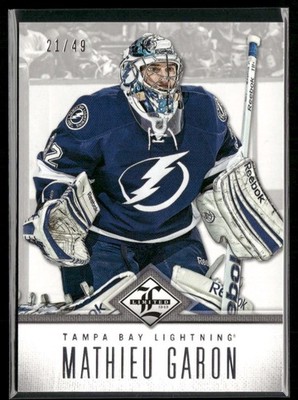 2012-13 Panini Limited Mathieu Garon Silver /49 #141 Tampa Bay Lightning