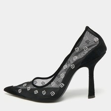 Alexander Wang Delphine Size 38 Black Net and...