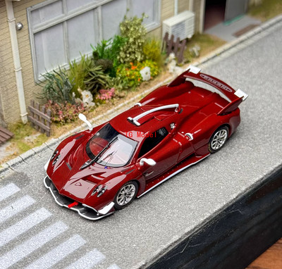 TG LCD 1:64 Red Carbon Huayra R Racing Sports Model Diecast Metal Car New