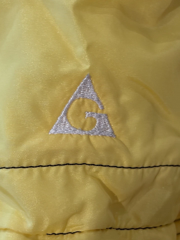 Abrigo Gerry Puffer de Colección Nylon Cremallera Chaqueta de Invierno Hecha en EE. UU. Relleno de Plumón Hombres M L Foto 3 de 4