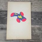 Vintage 1970 Abstract Psychedelic Geometric Painting Neon Pop Art Space Age . — photo 2