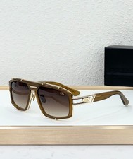 CAZAL MOD8046 Sunglasses Transparent Olive Brown Gradient Lens Gold 61-16-140