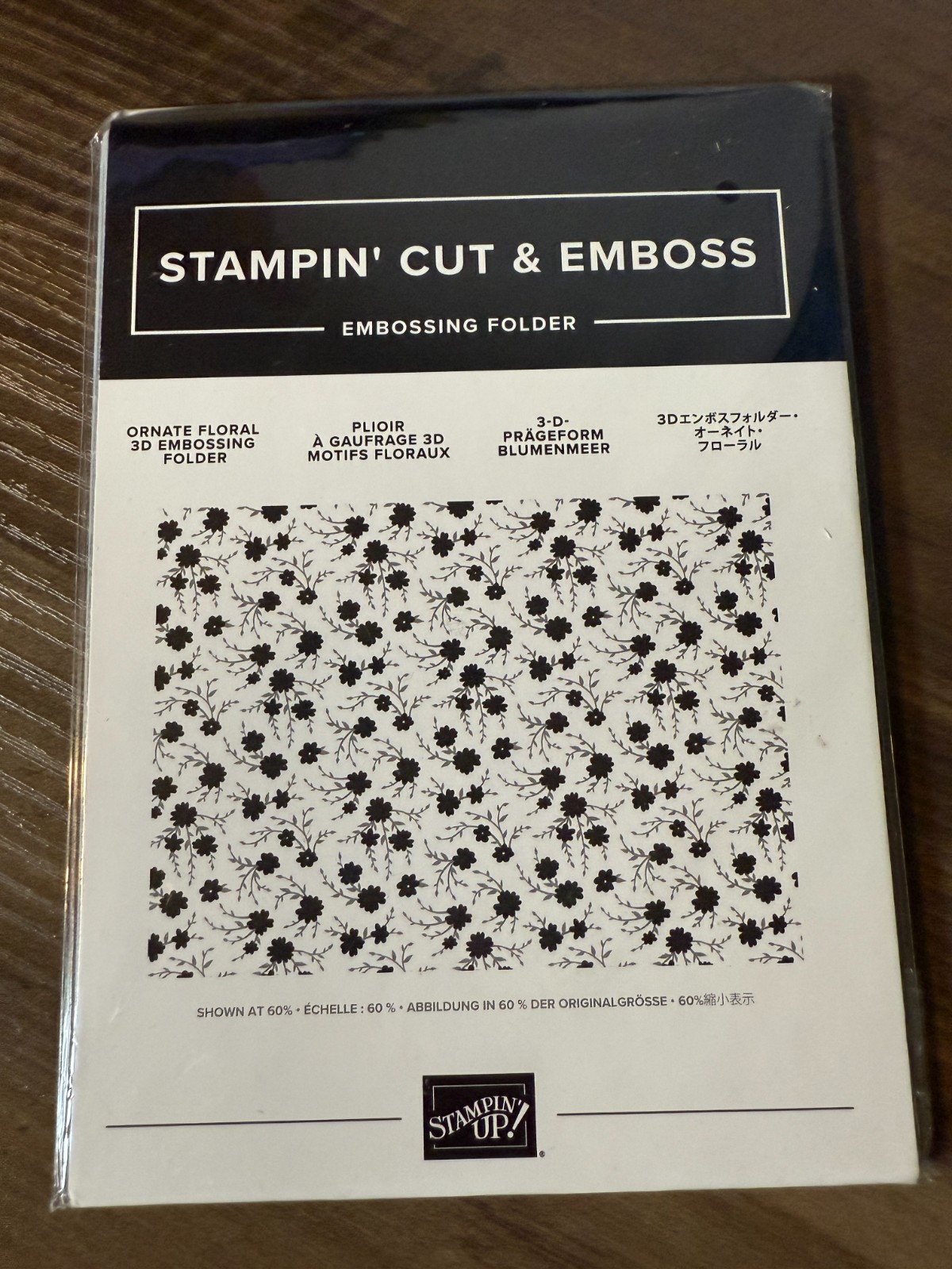 Stampin Up Embossing Folder 3D ~ Ornate Floral