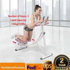 Ab Workout Equipment Adjustable Ab Machine Full Body Workout Home Gym Strength