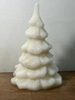 Vintage Milk Glass Christmas Tree White Mosser Holiday Decor Paperweight