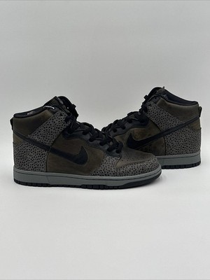 Nike Dunk High Premium Safari Sable Green 2004 Size 9.5 Brand New 306968-201